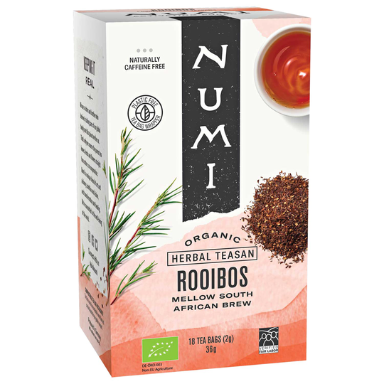 Numi Organic Tea Rooibos, 18 påsar