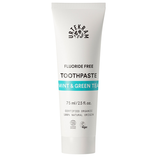 Urtekram Nordic Beauty Mint & Green Tea Toothpaste, 75 ml