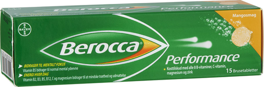 Berocca Mango Brustablett 15 st