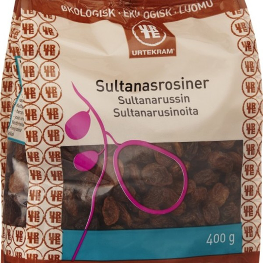 Urtekram Sultanrussin 400 g
