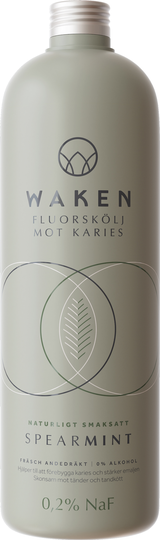 Waken Fluorskölj Spearmint 500 ml