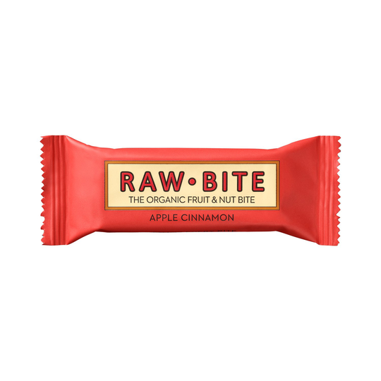 Rawbite Ekologisk Frukt- & Nötbar Äpple & Kanel, 50 g