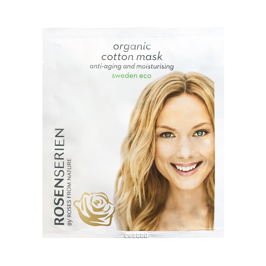 Rosenserien Ekologisk Ansiktsmask / Sheetmask, 15 ml