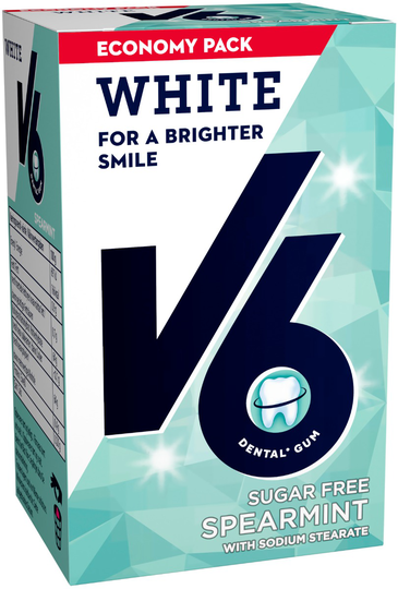 V6 White Spearmint 50 st