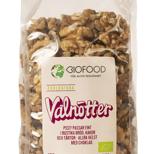 Biofood Valnötter Halvor 400 g