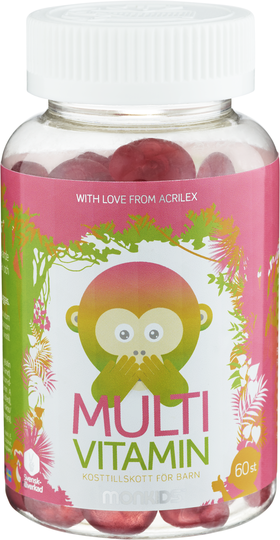 Monkids multivitamin barn 60 st