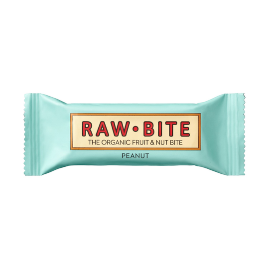 Rawbite Ekologisk Frukt- & Nötbar Jordnöt, 50 g