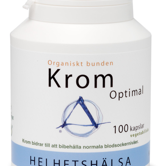 Helhetshälsa Krom Optimal 200 μg 100 kapslar