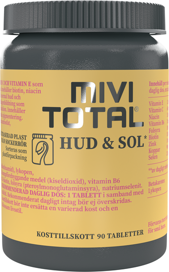 Mivitotal Hud & sol 90 st
