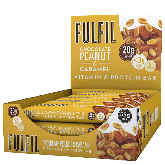 15 x FULFIL Protein Bar, 55 g, Peanut & Caramel