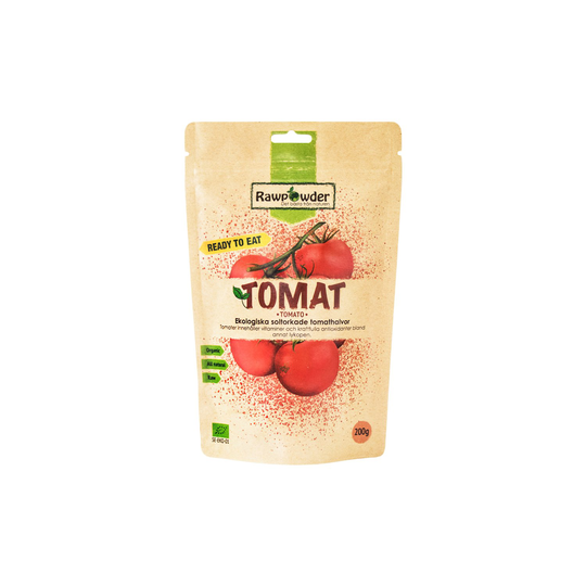 Rawpowder Ekologiska Tomathalvor Soltorkade, 200 g