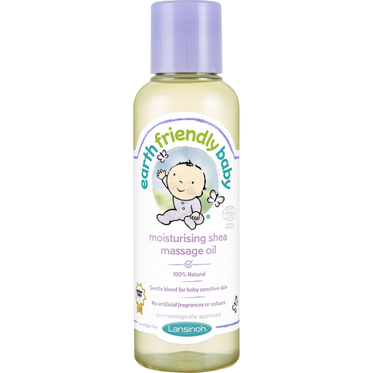 Earth Friendly Baby Moisturising Shea Massage Oil, 125 ml