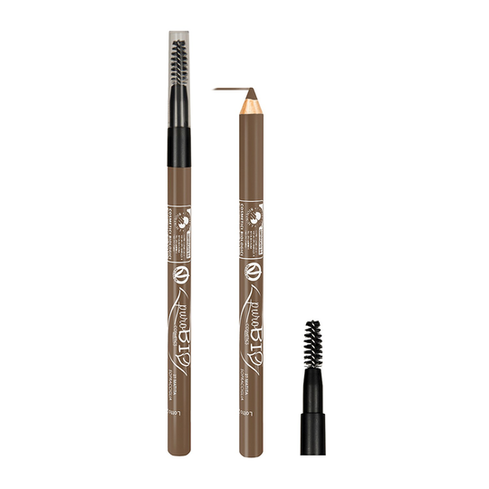 puroBIO Cosmetics Eyebrow Pencil, 1,3 g Ash Grey