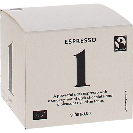 Sjöstrand Coffee N°1 Espresso Eko 10 Kapslar