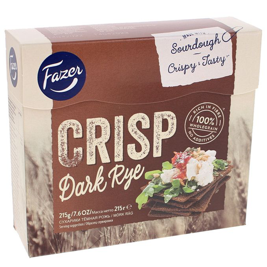 Fazer Kex Mörkt Knäcke Råg