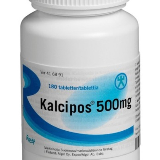 Kalcipos, filmdragerad tablett 500 mg 180 st