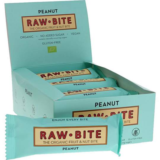 Rawbites Raw Bar Jordnöt 12-pack