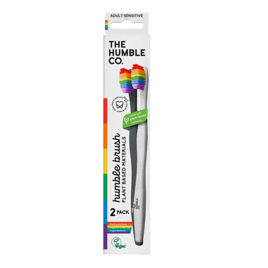 The Humble Co. Humble Plant Based - Black/White handle Proud