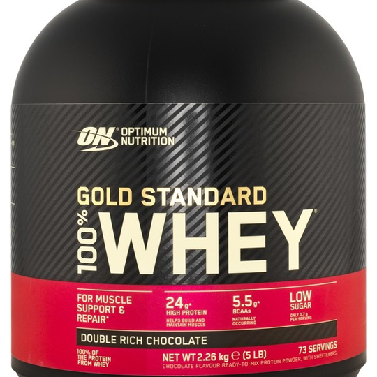 Optimum Nutrition 100% Whey Gold Double Rich Chocolate 2,27kg