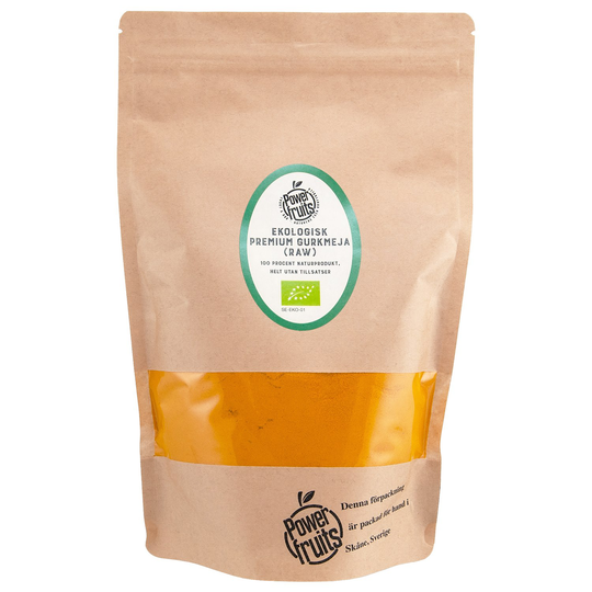 Powerfruits Ekologisk Gurkmeja Premium 500 g