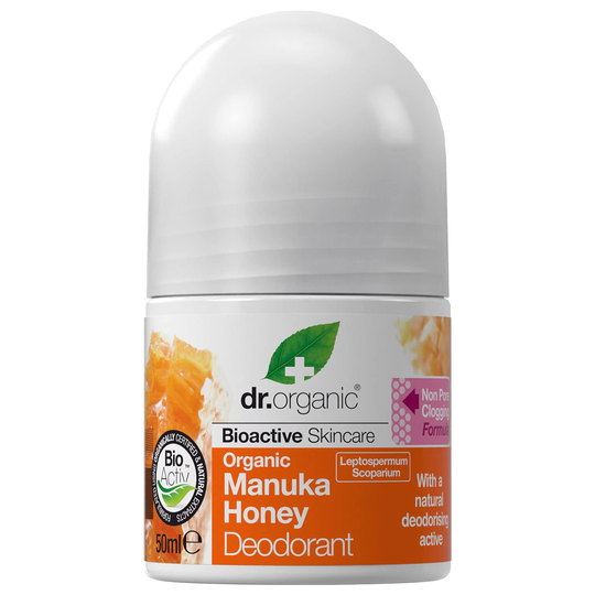 Dr. Organic Manuka Honey Deodorant, 50 ml