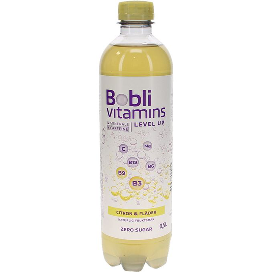 Bobli Vitamindryck Kolsyrad Citron & Fläder