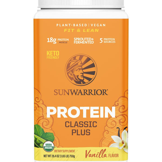 Sunwarrior Protein Classic Plus Vanilj 750 g