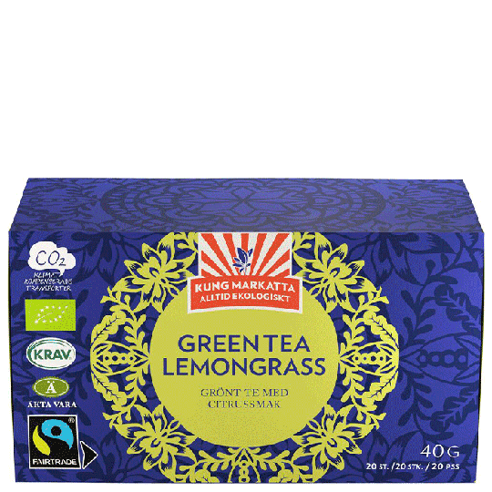 Grönt Te Citrongräs, 20 påsar