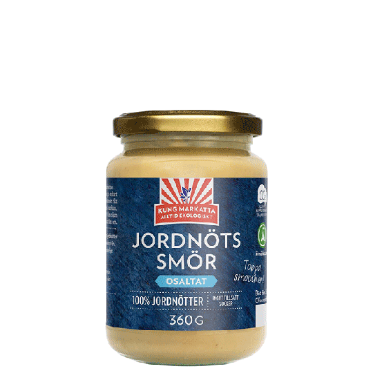 Jordnötssmör utan salt EKO, 360 g