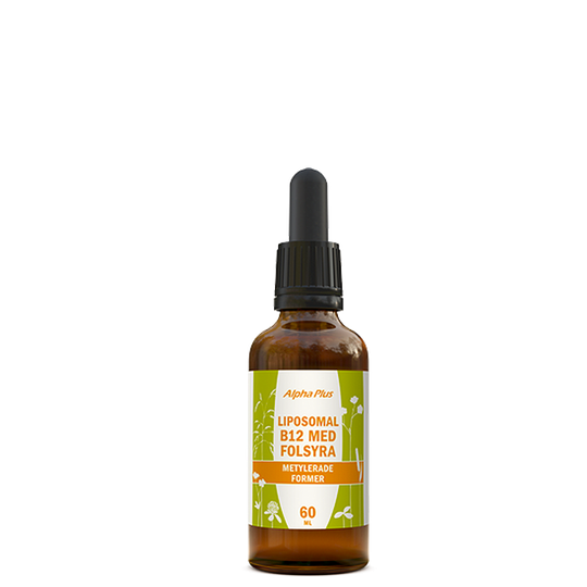 Liposomal B12 med Folsyra, 60 ml