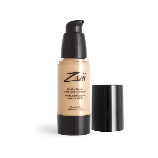 Zuii Organic Flora Liquid Foundation, 30 ml Natural Bisque