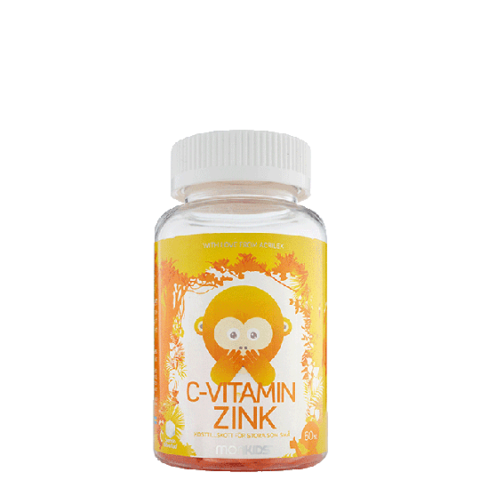 C-vitamin Zink Apelsin, 60 tuggtablett