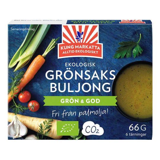 Kung Markatta Grönsaksbuljongtärningar, 6 st