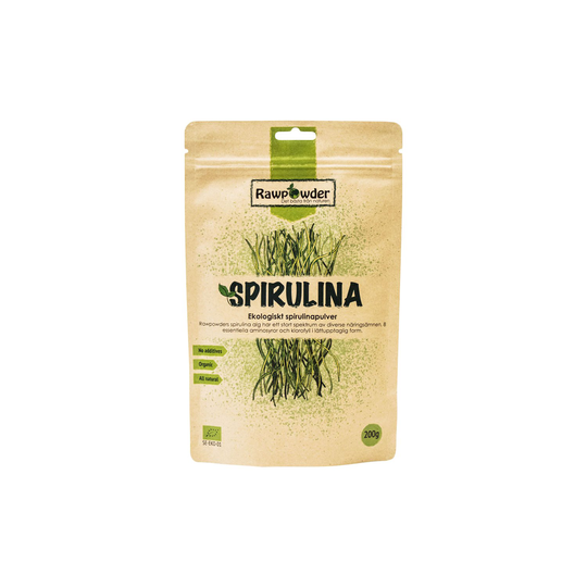 Rawpowder Ekologiskt Spirulinapulver, 200 g