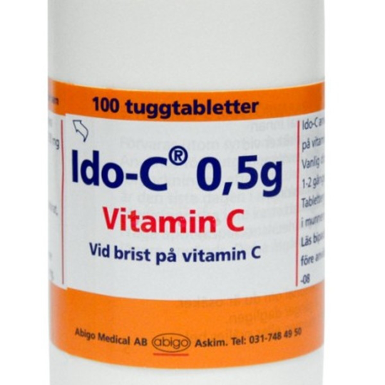 Ido-C, tuggtablett 0,5 g 100 st