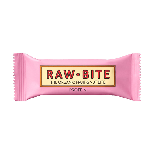 Rawbite Ekologisk Frukt- & Nötbar Protein, 50 g