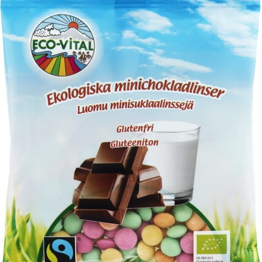 Eco-Vital Chokladlinser 80 g