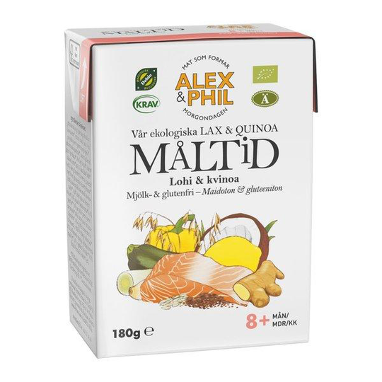 AlexΦl Lax och Quinoa Måltid Eko 180 g