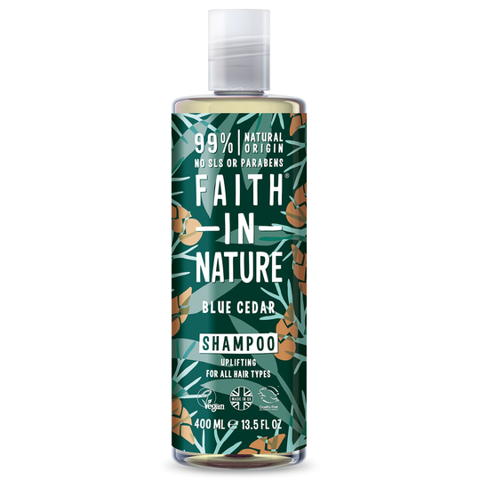 Faith in Nature Blue Cedar Shampoo, 400 ml
