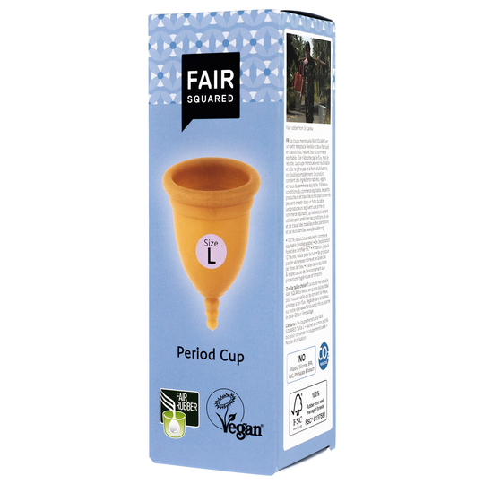 Fair Squared Period Cup Rättvisemärkt Menskopp Large