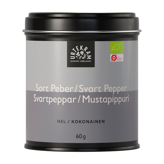Urtekram Food Svartpeppar Hel, 60 g
