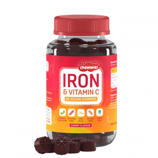 Chewwies Järn & C-vitamin 30 tuggisar