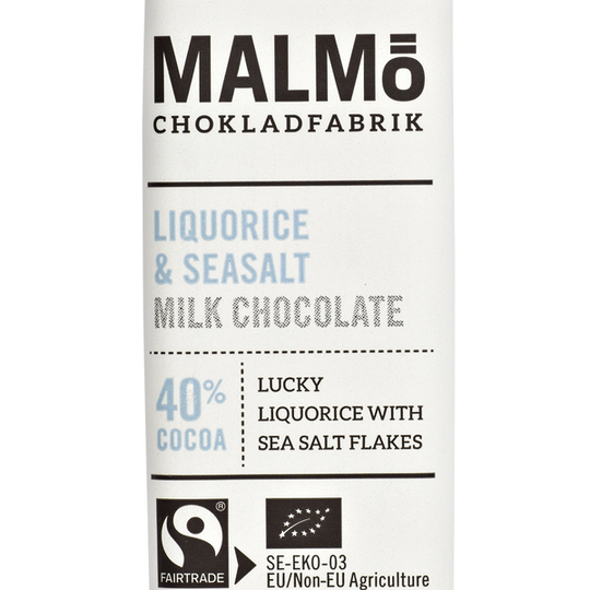 Malmö Chokladfabrik Lakrits & Havssalt 25 g