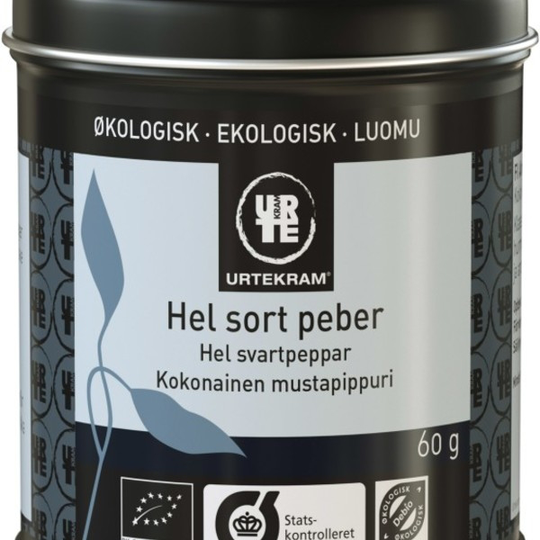 Urtekram Hel svartpeppar Eko 60 g