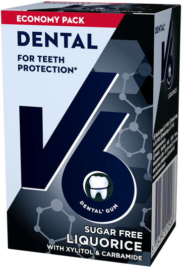 V6 Dental Liquorice 50 st