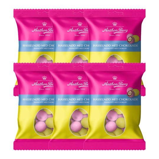 Anton Berg Hasselnöt med Choklad 6-pack