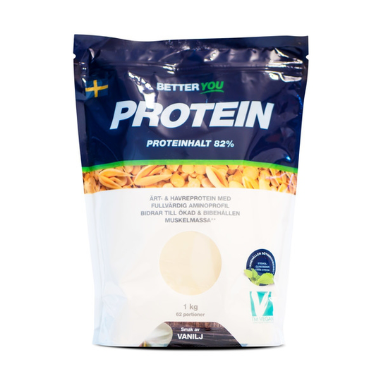 BETTER YOU Better You Ärt & havreprotein Vanilj 1 kg